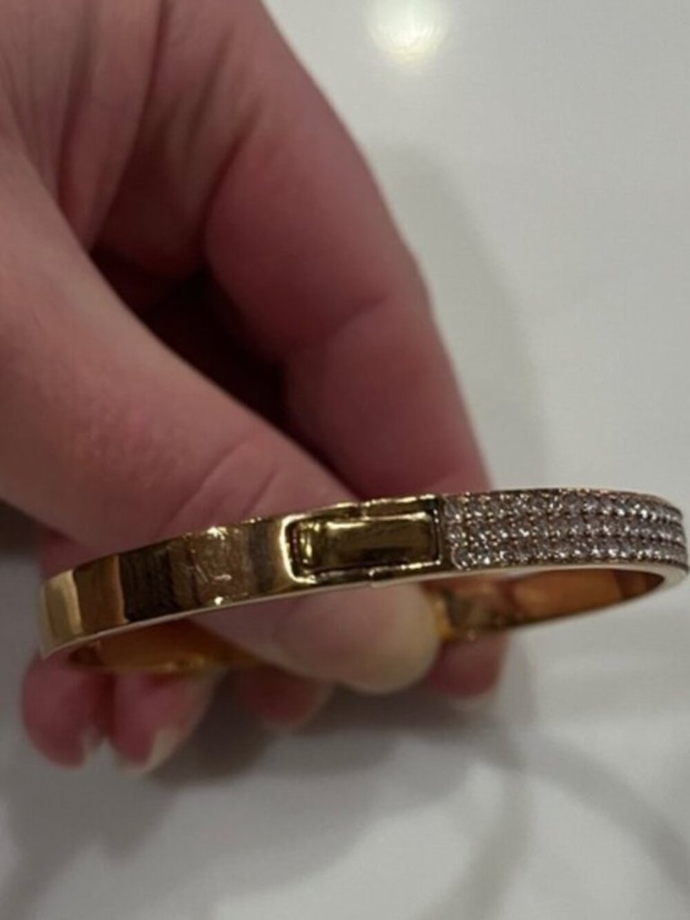 Kate Spade Rose Gold Bracelet with Silver Highlights - Picture 3 of 4